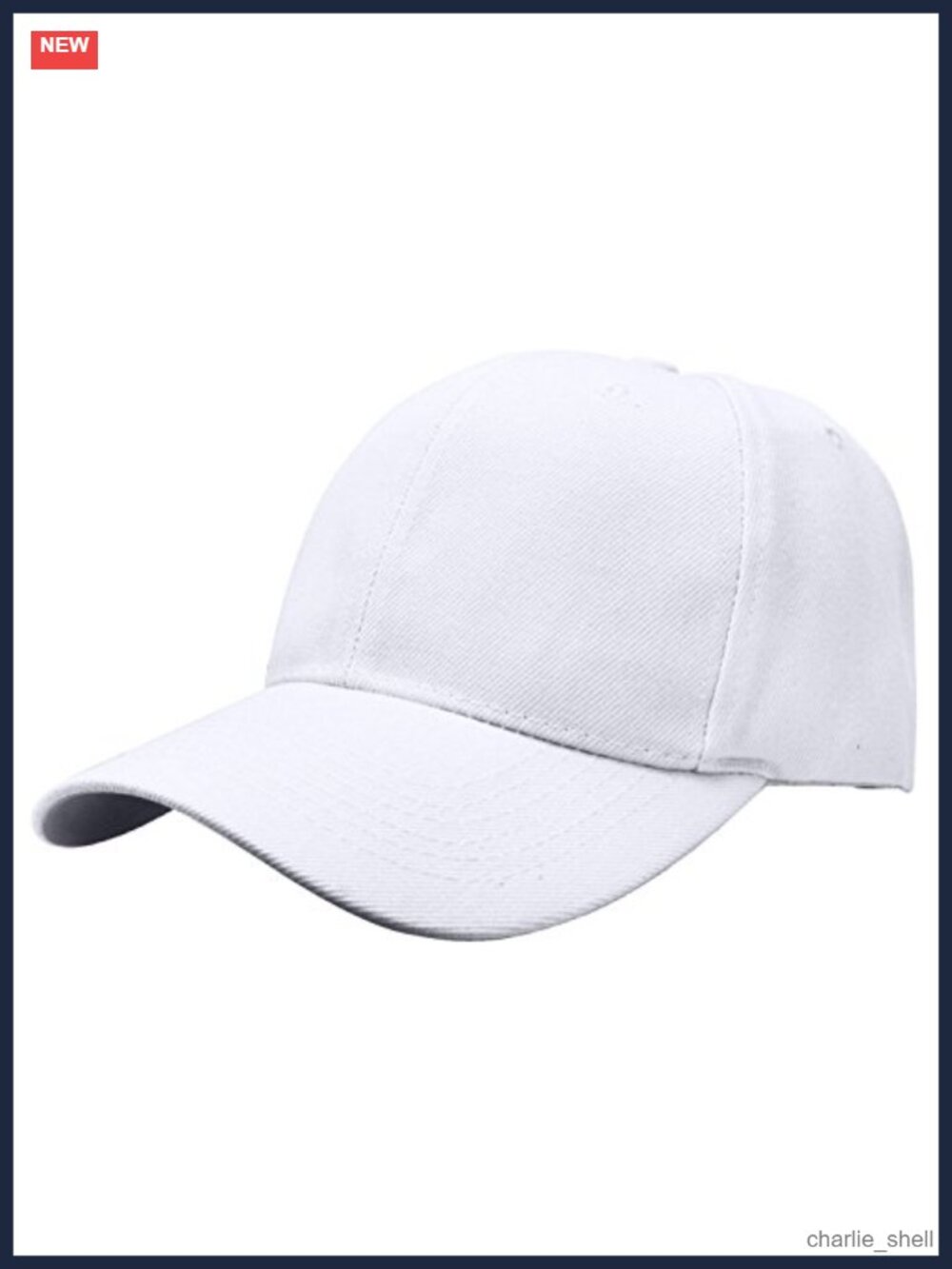 Classic Adjustable Baseball Cap Solid Panel Sweatband All Season